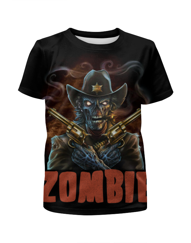Printio Футболка с полной запечаткой для девочек Zombie sheriff printio футболка с полной запечаткой для девочек zombie sheriff