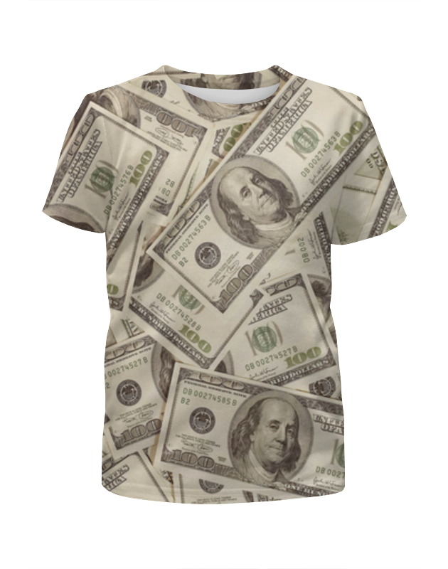Printio Футболка с полной запечаткой для девочек Деньги (доллары) printio футболка с полной запечаткой для девочек деньги доллары
