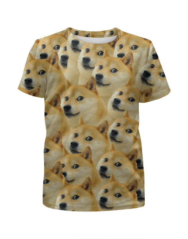 Printio Футболка с полной запечаткой для девочек Doge printio футболка с полной запечаткой женская doge