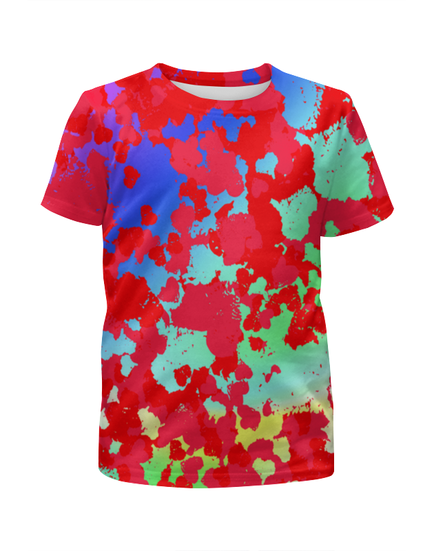 Printio Футболка с полной запечаткой для девочек Брызги красок printio футболка с полной запечаткой для девочек брызги солнечного лета