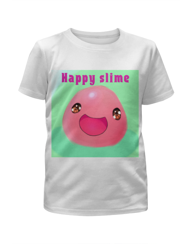Printio Футболка с полной запечаткой для девочек Happy slime printio футболка с полной запечаткой для девочек happy birthday