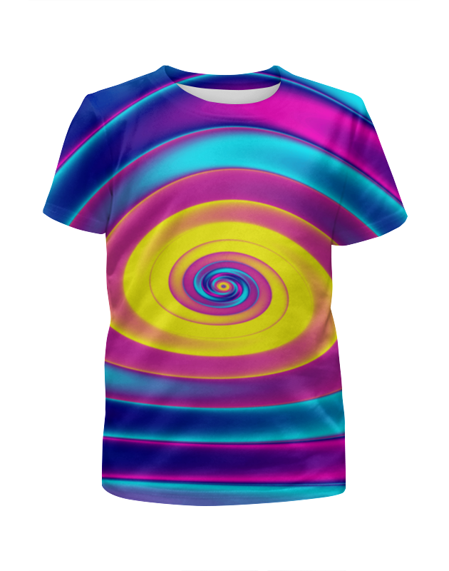 printio футболка с полной запечаткой для девочек радуга мечта Printio Футболка с полной запечаткой для девочек Радуга абстракт