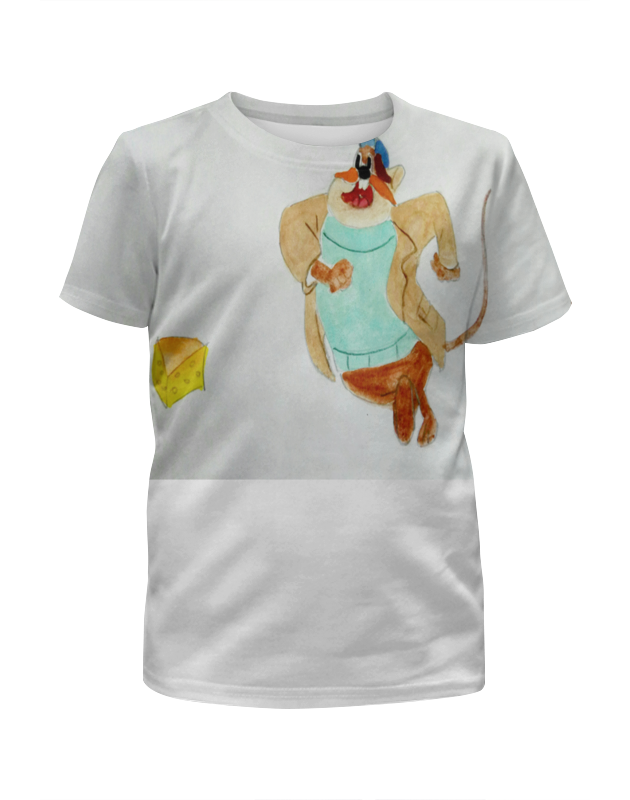 Printio Футболка с полной запечаткой для девочек Любитель сыра printio футболка с полной запечаткой мужская мышь и сыр