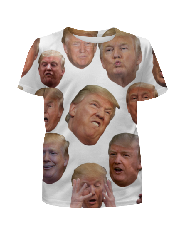 Printio Футболка с полной запечаткой для девочек Дональд трамп printio футболка с полной запечаткой мужская дональд трамп