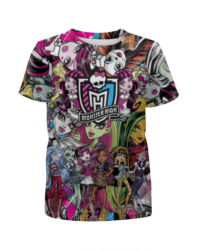 Printio Футболка с полной запечаткой для девочек Monster high printio футболка с полной запечаткой для девочек monster