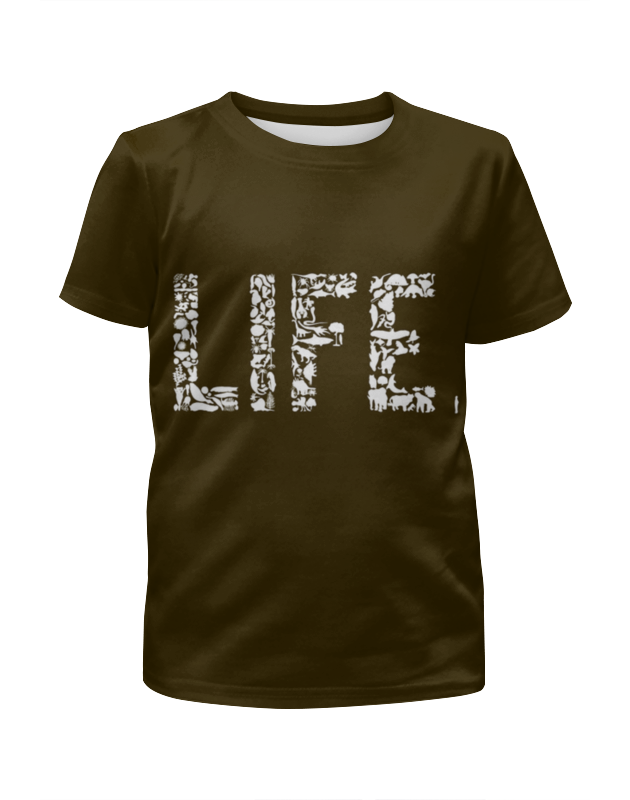 Printio Футболка с полной запечаткой для девочек Life. printio футболка с полной запечаткой для девочек life is wonderful