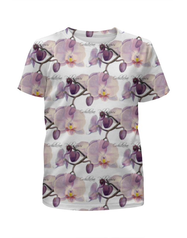Printio Футболка с полной запечаткой для девочек Ветка орхидеи printio футболка с полной запечаткой для девочек акварельная изморозь