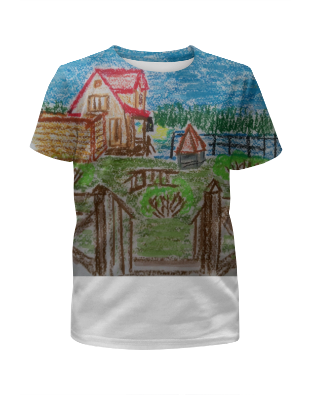 Printio Футболка с полной запечаткой для девочек Домик в деревне printio футболка с полной запечаткой мужская дом в деревне
