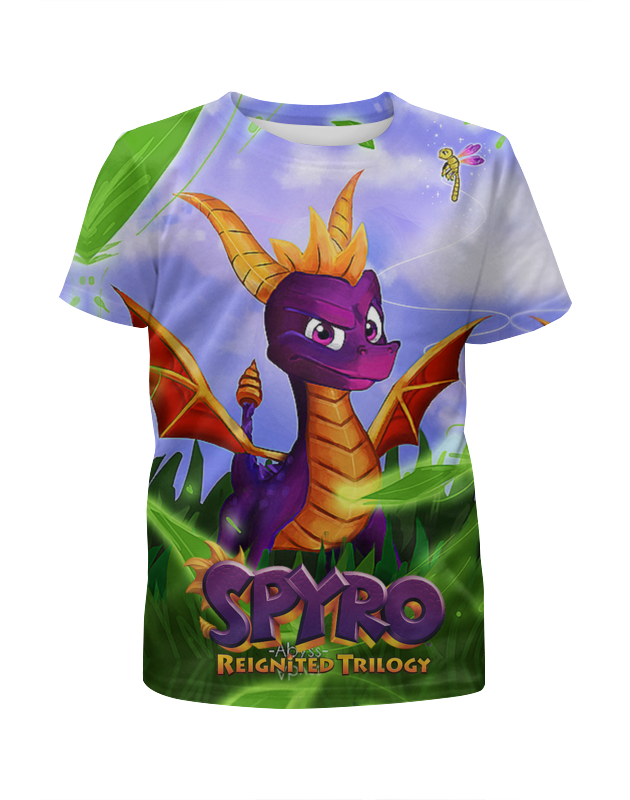 Printio Футболка с полной запечаткой для девочек Spyro the dragon printio футболка с полной запечаткой для мальчиков spyro the dragon