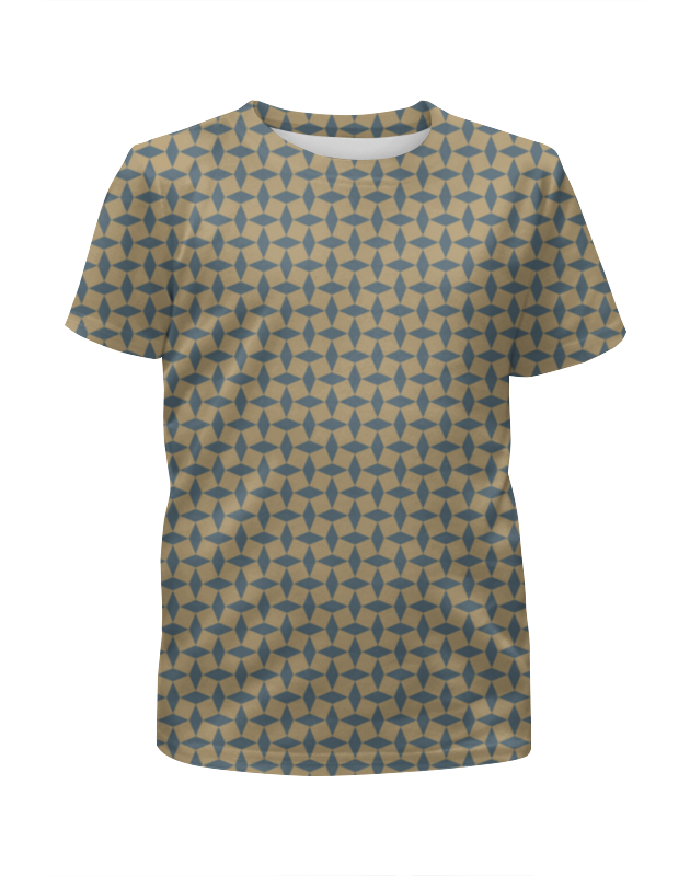 Printio Футболка с полной запечаткой для девочек Геометрический орнамент printio футболка с полной запечаткой мужская узор ромбы