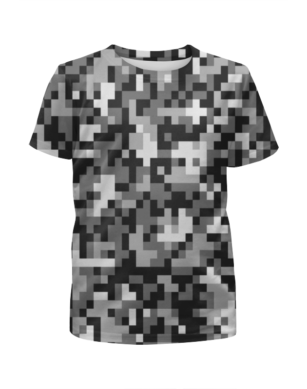 Printio Футболка с полной запечаткой для девочек Pixel gray printio футболка с полной запечаткой для мальчиков pixel gray
