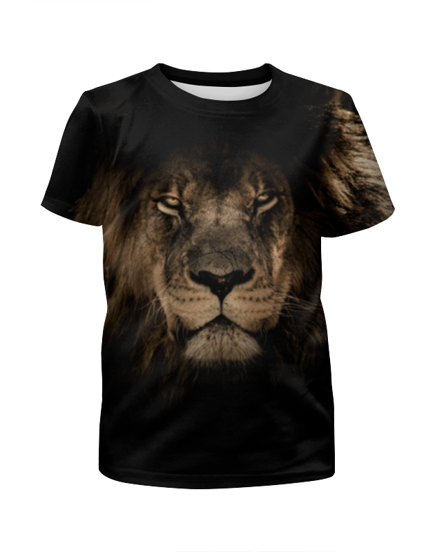 Printio Футболка с полной запечаткой для девочек Хищный лев printio футболка с полной запечаткой мужская хищный лев