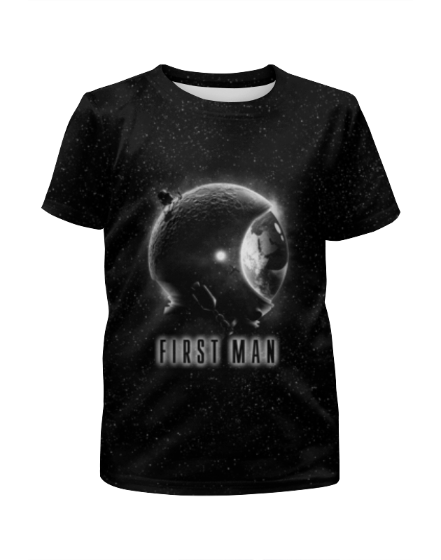 Printio Футболка с полной запечаткой для девочек Первый человек printio футболка с полной запечаткой для девочек волк в космосе
