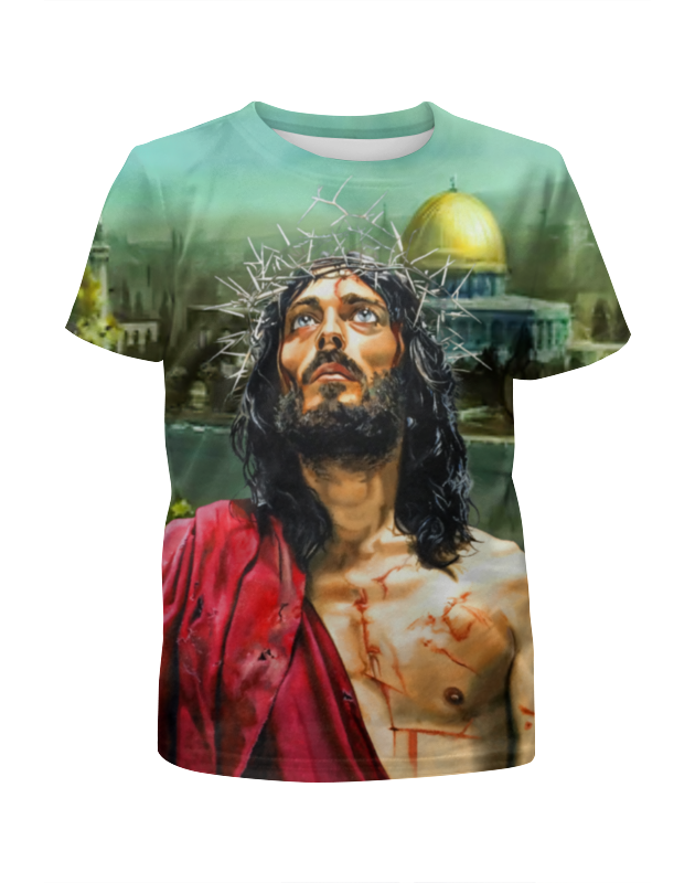Printio Футболка с полной запечаткой для девочек ✞ jesus · jerusalem ✞ printio футболка с полной запечаткой для девочек ✞ jesus · jerusalem ✞