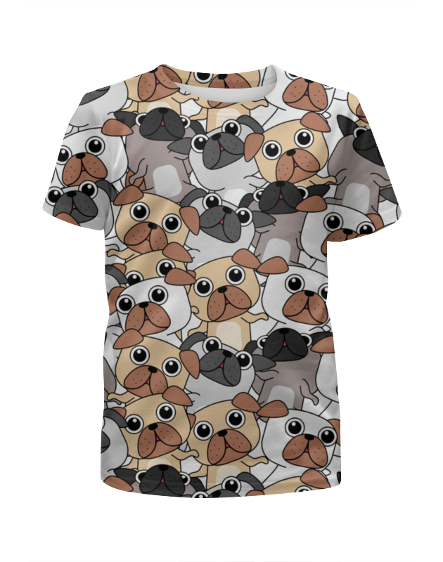 Printio Футболка с полной запечаткой для девочек Собачки printio футболка с полной запечаткой для девочек влюблённые собачки