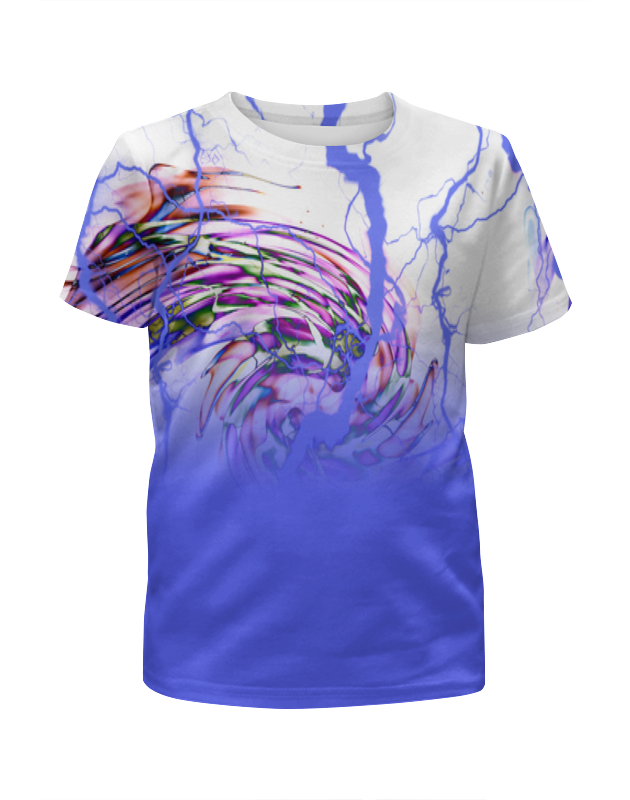 Printio Футболка с полной запечаткой для девочек Краски printio футболка с полной запечаткой для девочек космические краски