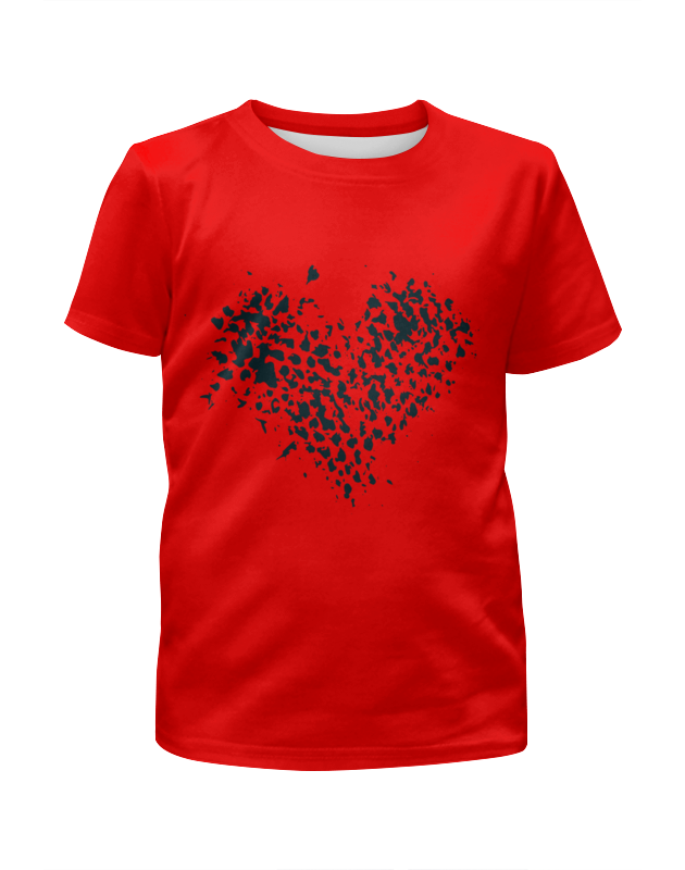 Printio Футболка с полной запечаткой для девочек Сердце printio футболка с полной запечаткой для девочек ангел и сердце