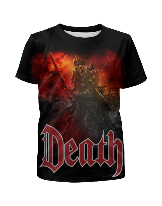 Printio Футболка с полной запечаткой для девочек Death art printio футболка с полной запечаткой для девочек death metal смерть