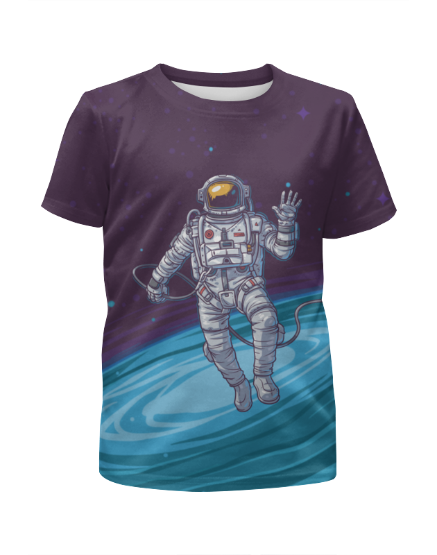 Printio Футболка с полной запечаткой для девочек Привет из космоса printio футболка с полной запечаткой мужская привет из космоса