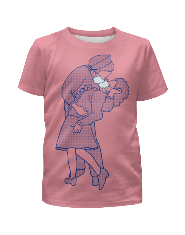 Printio Футболка с полной запечаткой для девочек Любовь и вирус printio футболка с полной запечаткой женская любовь и вирус