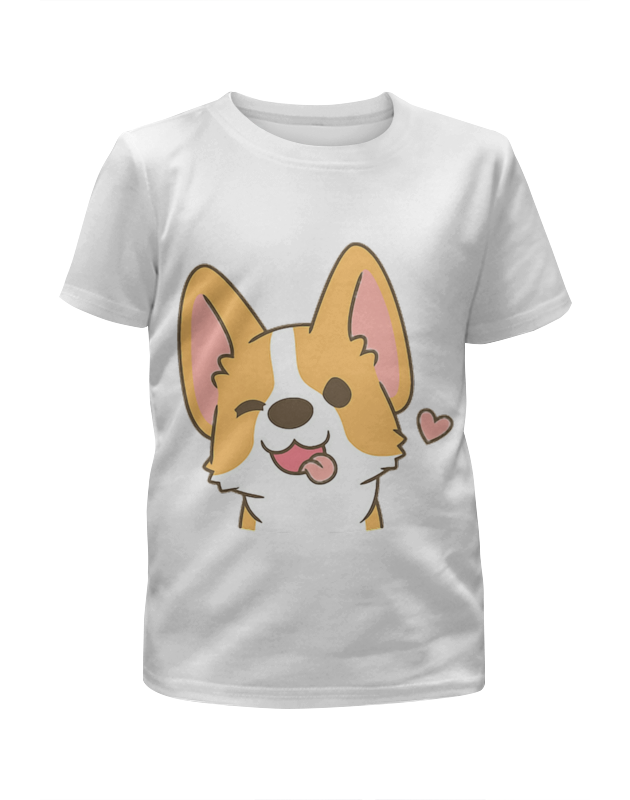 Printio Футболка с полной запечаткой для девочек Корги собака printio футболка с полной запечаткой для девочек корги