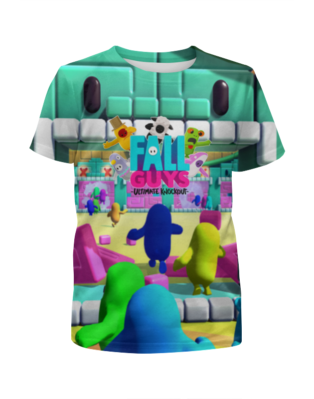 Printio Футболка с полной запечаткой для девочек Fall guys printio футболка с полной запечаткой мужская fall guys