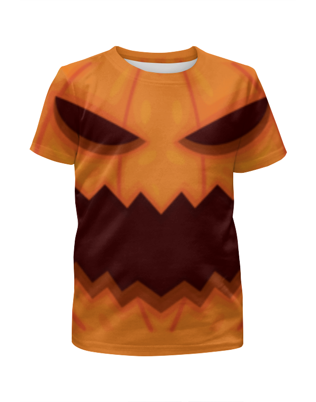 Printio Футболка с полной запечаткой для девочек Тыква хеллоуин printio футболка с полной запечаткой женская рыжая
