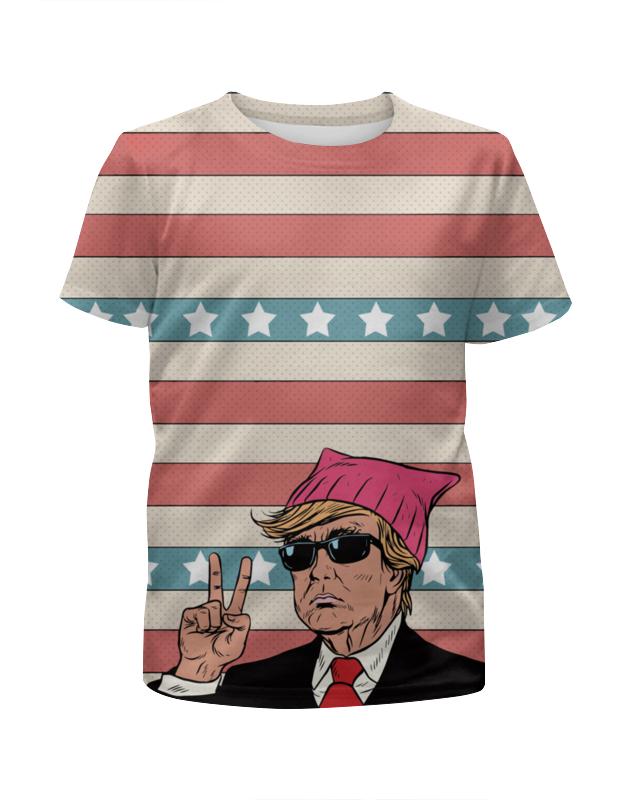 Printio Футболка с полной запечаткой для девочек Дональд трамп printio футболка с полной запечаткой для мальчиков дональд трамп