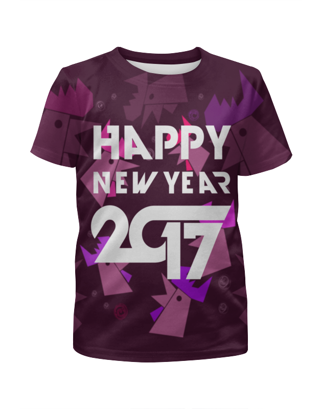 Printio Футболка с полной запечаткой для девочек Happy new year printio футболка с полной запечаткой для девочек happy new year 2016