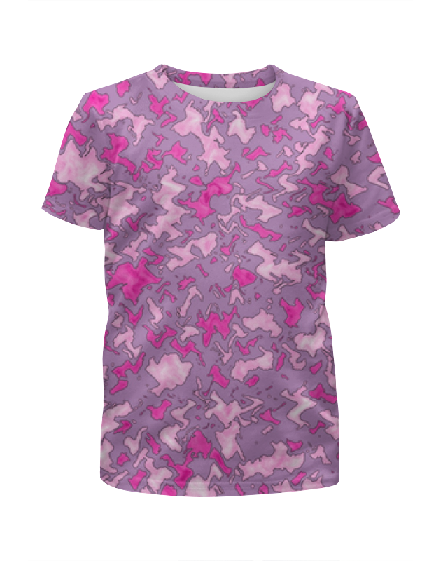 Printio Футболка с полной запечаткой для девочек Камуфляж мраморный (розовый) printio футболка с полной запечаткой женская камуфляж мраморный розовый
