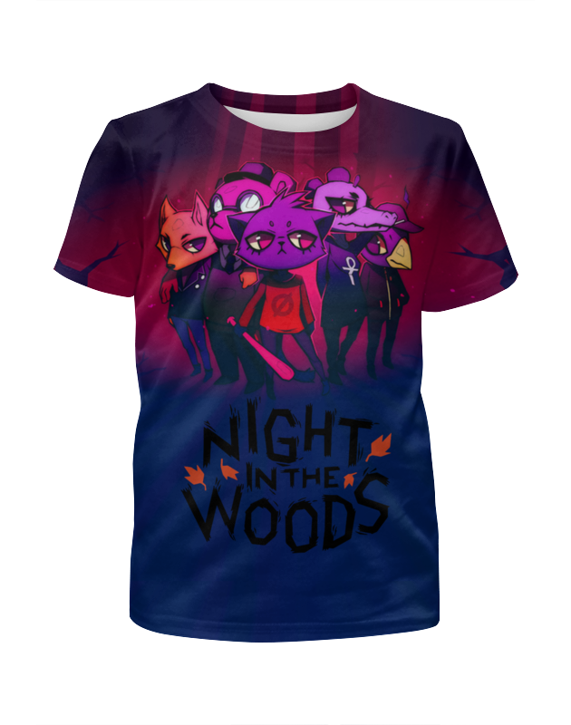 Printio Футболка с полной запечаткой для девочек Night in the woods printio футболка с полной запечаткой женская night in the woods