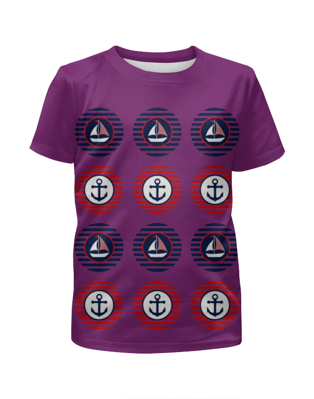 Printio Футболка с полной запечаткой для девочек Морская тема printio футболка с полной запечаткой для девочек морская вода