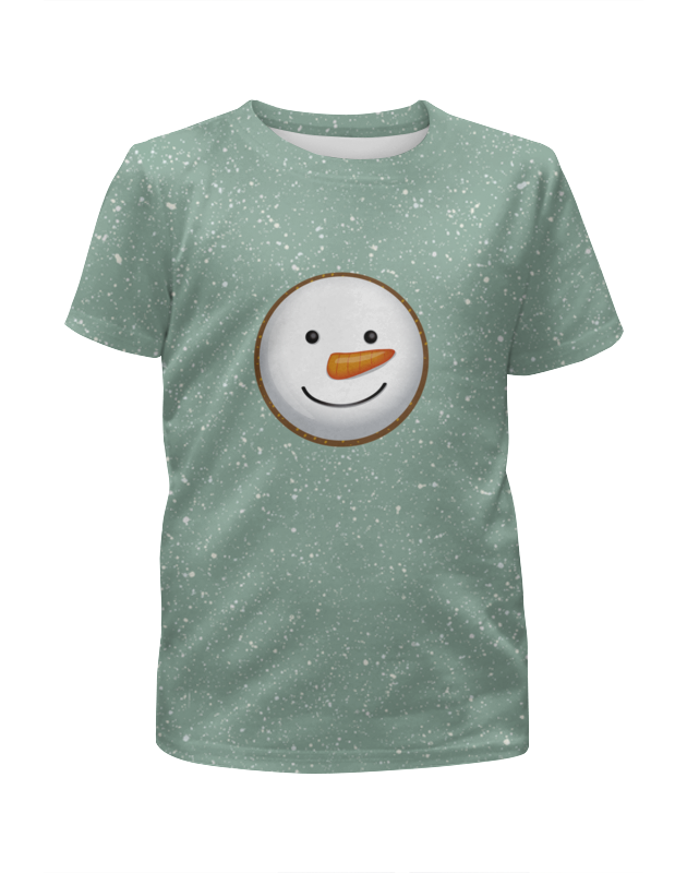 Printio Футболка с полной запечаткой для девочек Снеговик printio футболка с полной запечаткой для девочек снеговик