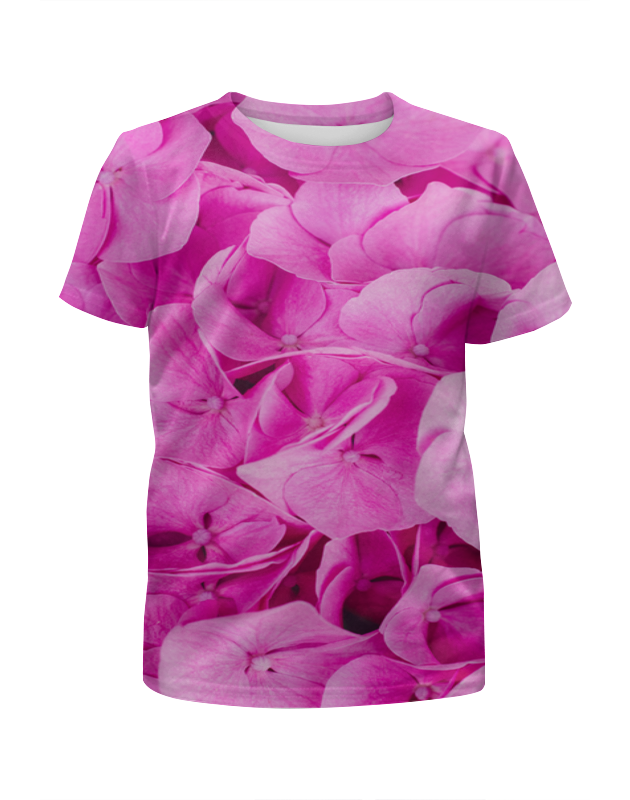 Printio Футболка с полной запечаткой для девочек Розовые цветы printio футболка с полной запечаткой для девочек розовые цветы
