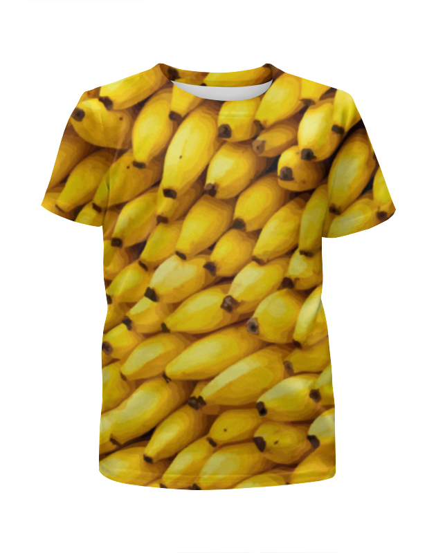 Printio Футболка с полной запечаткой для девочек Бананы 3d printio футболка с полной запечаткой для девочек вкусные бананы