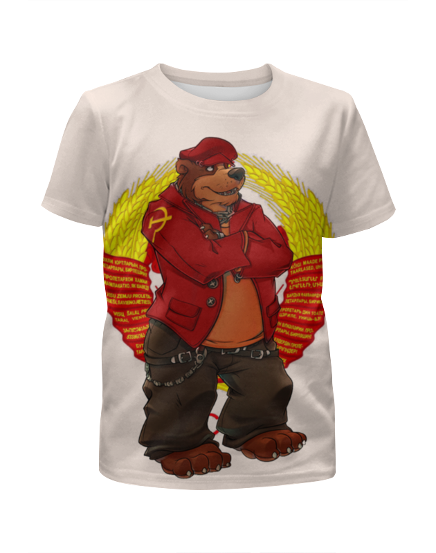 Printio Футболка с полной запечаткой для девочек Angry russian bear printio футболка с полной запечаткой для мальчиков angry russian bear