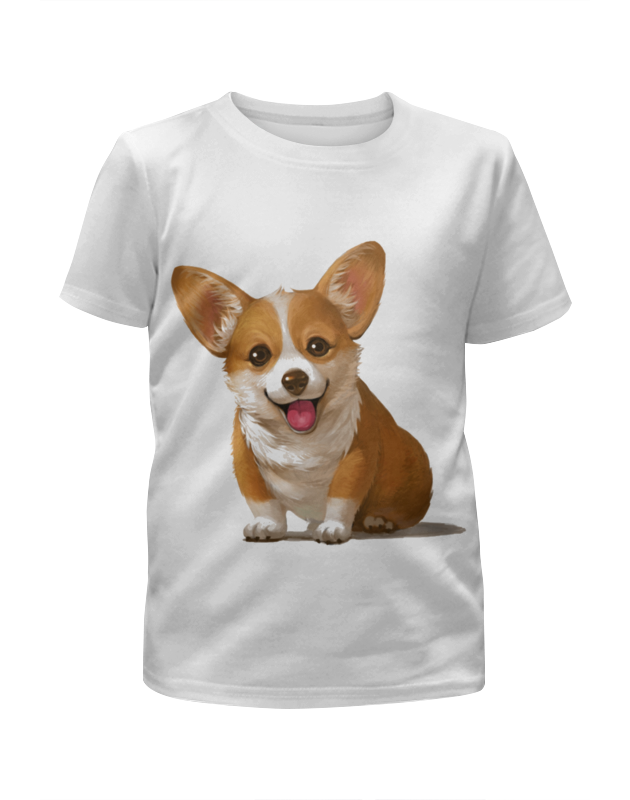 Printio Футболка с полной запечаткой для девочек Корги собака printio футболка с полной запечаткой для девочек корги собака