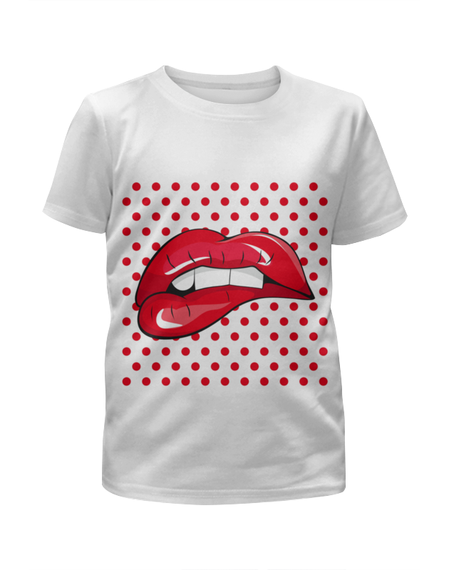 Printio Футболка с полной запечаткой для девочек Красные губы printio футболка с полной запечаткой женская красные губы