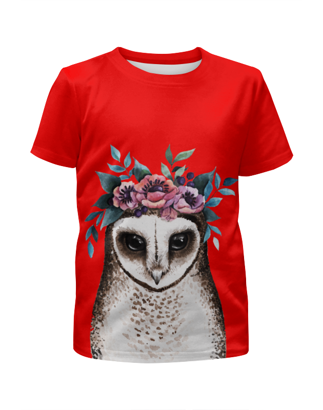 Printio Футболка с полной запечаткой для девочек Птица printio футболка с полной запечаткой для девочек птица вязачъ