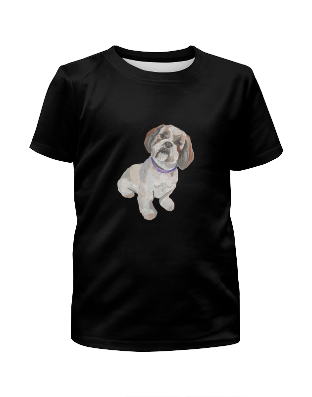 Printio Футболка с полной запечаткой для девочек собачка printio футболка с полной запечаткой для девочек собачка с попугаем