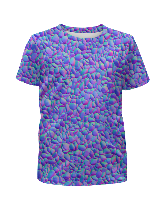 Printio Футболка с полной запечаткой для девочек Цветные камни printio футболка с полной запечаткой мужская цветные камни