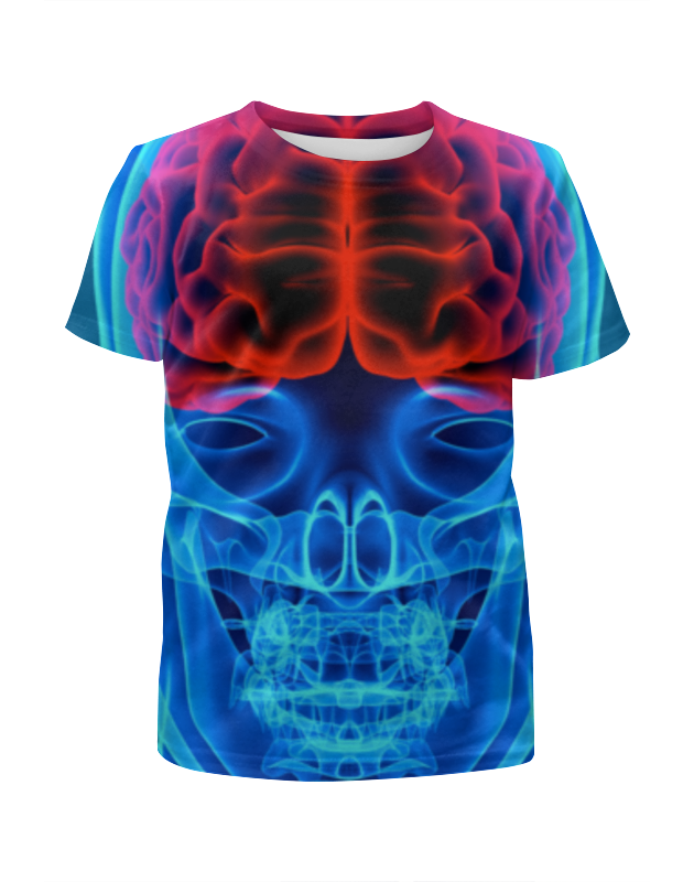 printio футболка с полной запечаткой для девочек x ray of bones Printio Футболка с полной запечаткой для девочек X-ray man