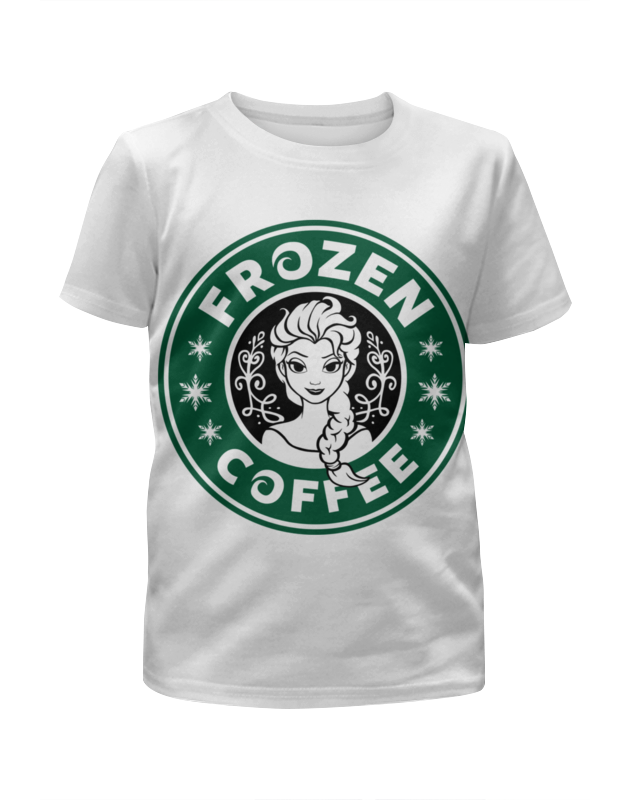 Printio Футболка с полной запечаткой для девочек Снежная королева printio футболка с полной запечаткой для девочек starbucks skellington coffee