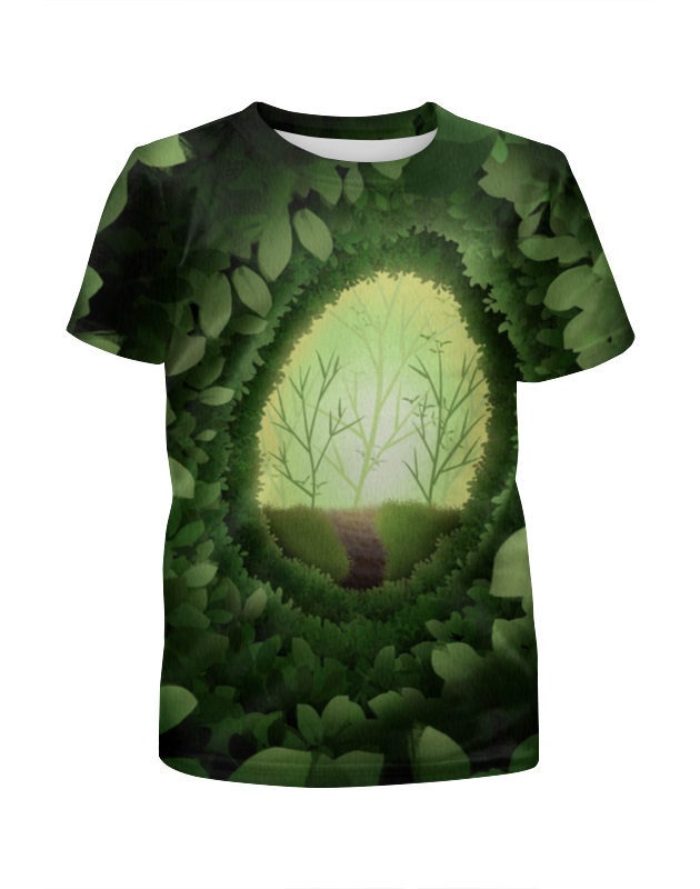 Printio Футболка с полной запечаткой для девочек Таинственный лес printio футболка с полной запечаткой для девочек уральский лес