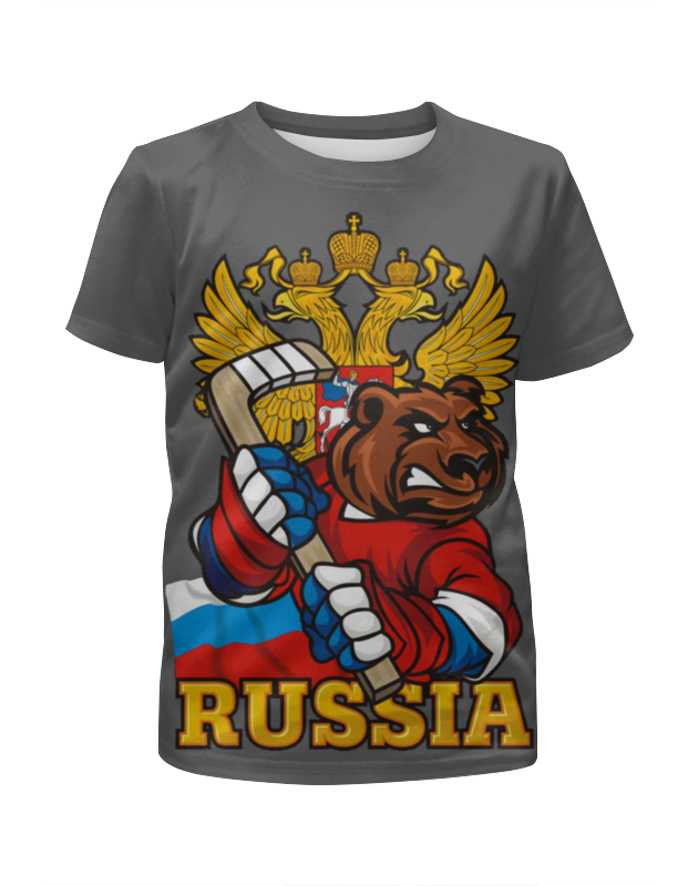 Printio Футболка с полной запечаткой для девочек Russian bear printio футболка с полной запечаткой мужская russian bear