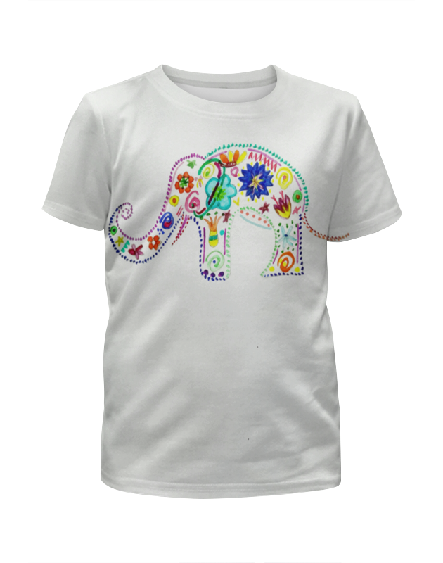 Printio Футболка с полной запечаткой для девочек Слоник printio футболка с полной запечаткой женская слоники