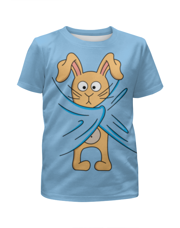 printio футболка с полной запечаткой для девочек одноглазый кролик в петле Printio Футболка с полной запечаткой для девочек Кролик