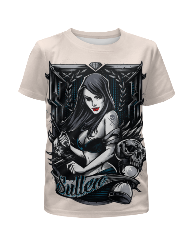 Printio Футболка с полной запечаткой для девочек Gothic girl printio футболка с полной запечаткой для девочек tatoo girl