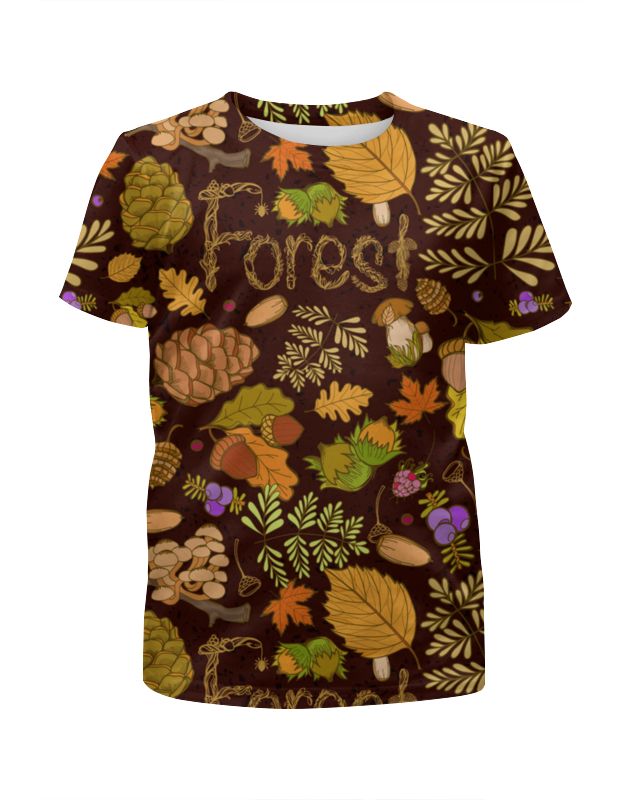Printio Футболка с полной запечаткой для девочек Дар осеннего леса printio футболка с полной запечаткой для девочек санитары леса