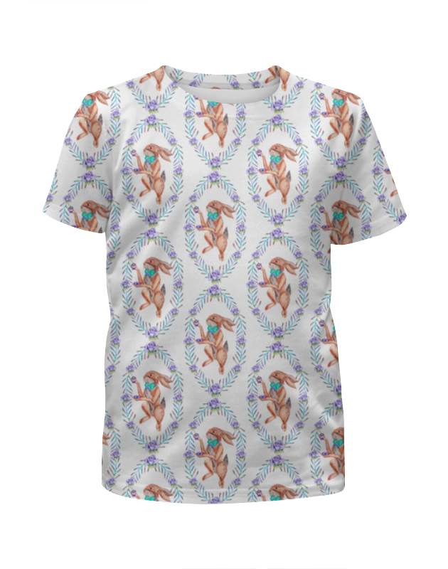 Printio Футболка с полной запечаткой для девочек Кролик printio футболка с полной запечаткой для девочек кролик питер
